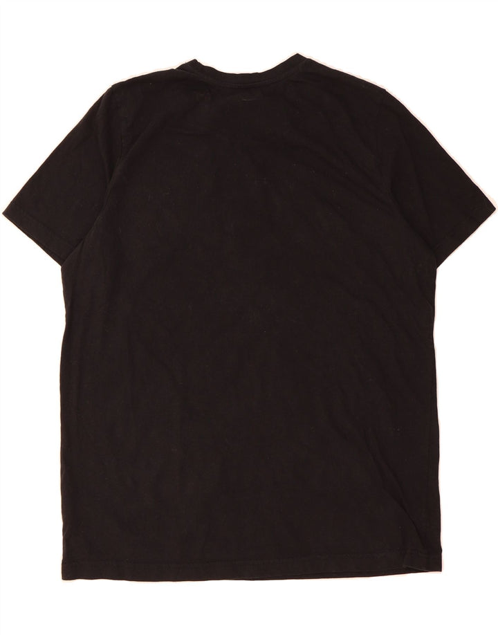 ADIDAS Mens Graphic T-Shirt Top Large Black Cotton Vintage Adidas and Second-Hand Adidas from Messina Hembry 
