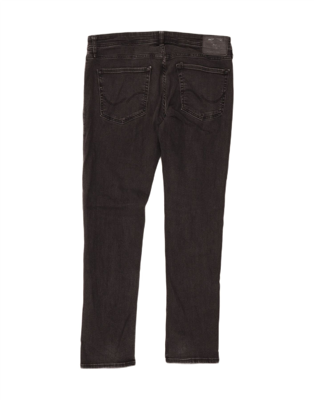 JACK & JONES Mens GLENN Slim Jeans W36 L32  Black Cotton