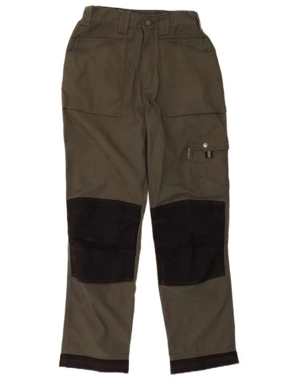 Dickies Mens Straight Cargo Trousers W28 L31 Khaki Colourblock Polyester
