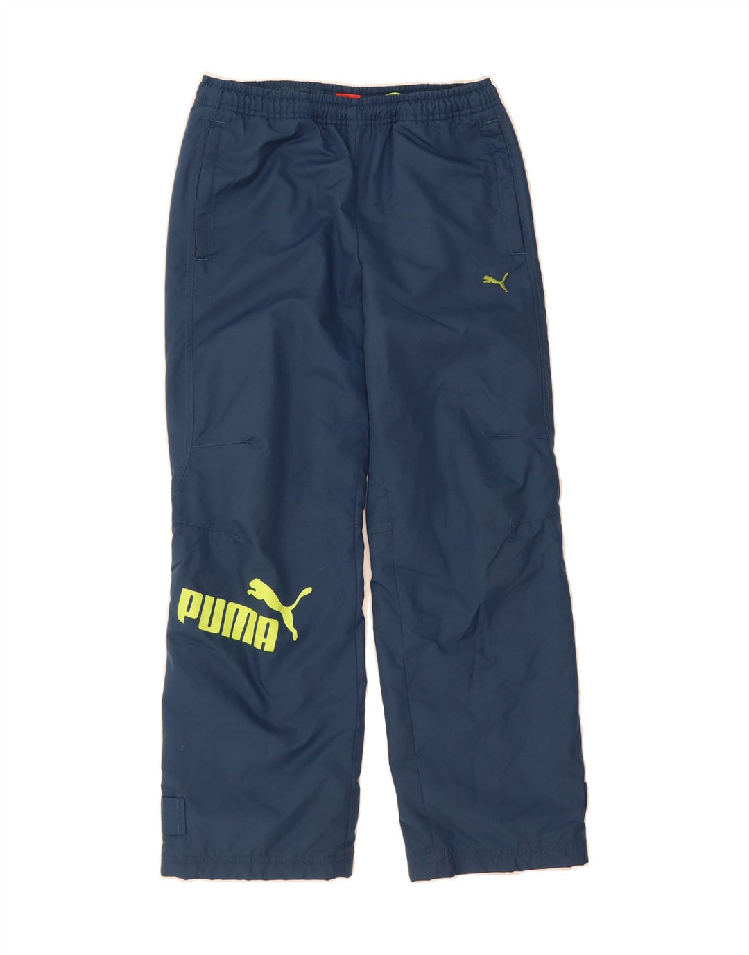 PUMA Boys Graphic Tracksuit Trousers 11-12 Years  Navy Blue Polyester Vintage Puma and Second-Hand Puma from Messina Hembry 