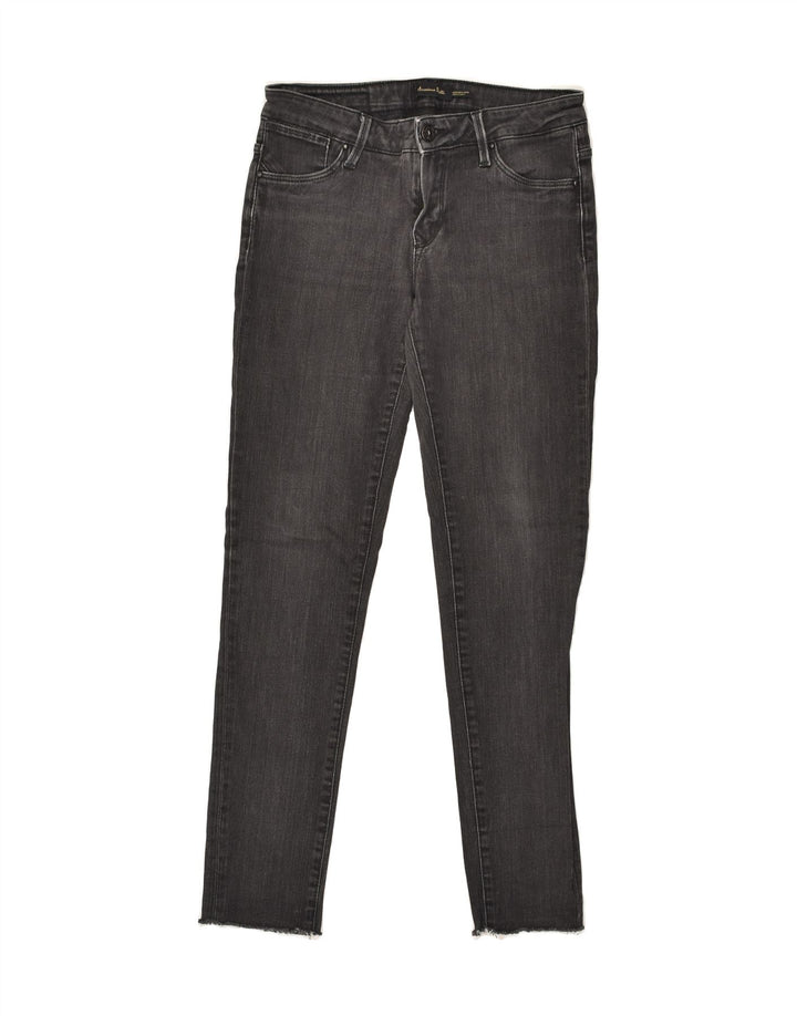 MASSIMO DUTTI Womens Skinny Jeans W26 L26 Black | Vintage Massimo Dutti | Thrift | Second-Hand Massimo Dutti | Used Clothing | Messina Hembry 