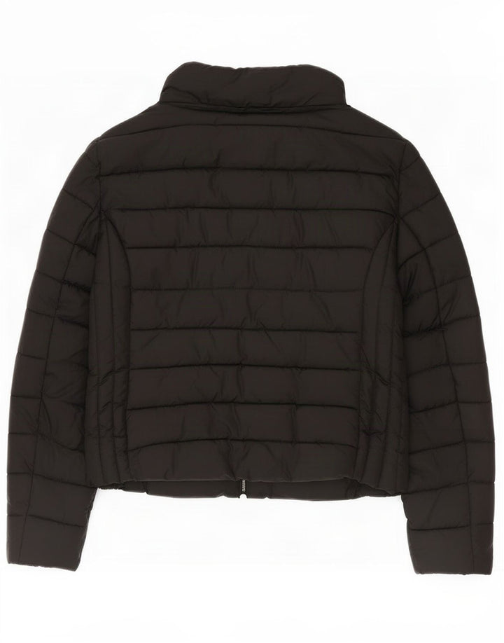 Zara Womens Trafaluc Padded Jacket UK 16 Large Black Nylon
