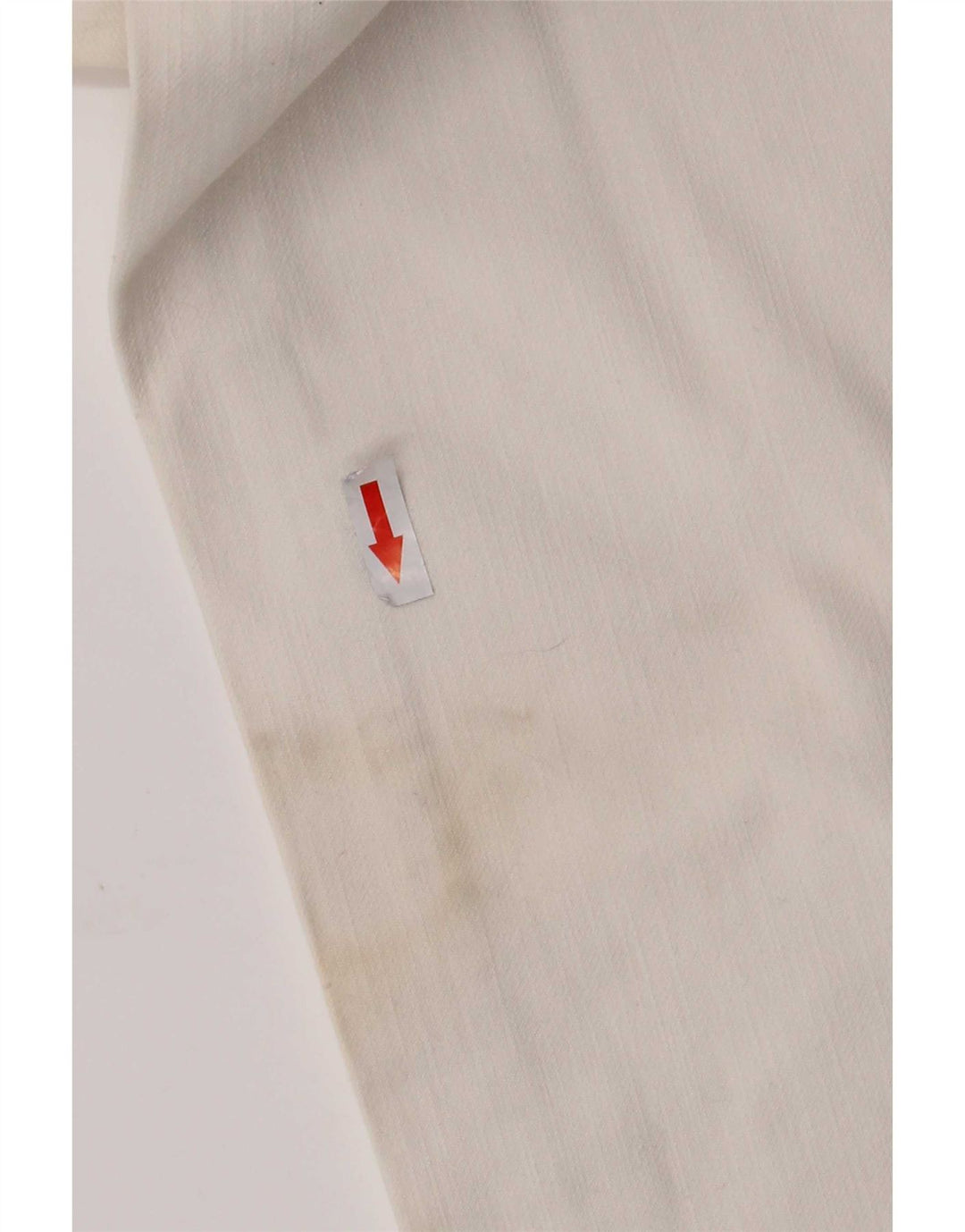 Rifle Mens Straight Jeans W34 L32 White Cotton
