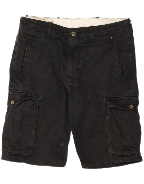 Levi's Mens Cargo Shorts W32 Medium Black Cotton