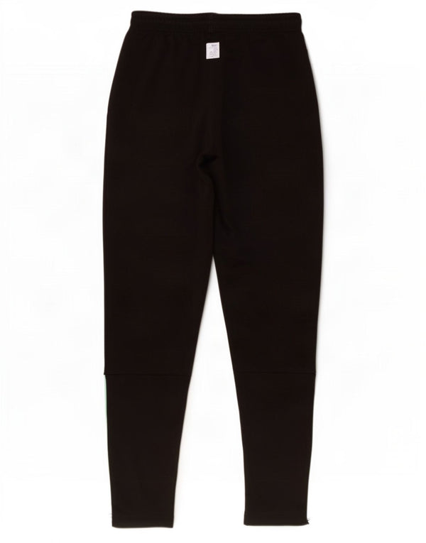 Puma Boys Tracksuit Trousers 11-12 Years Black Colourblock Polyester