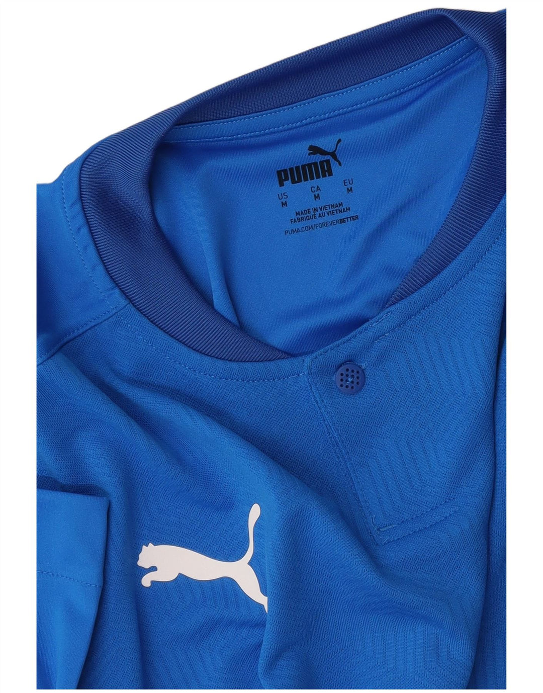 Puma Mens Graphic T-Shirt Top Medium Blue
