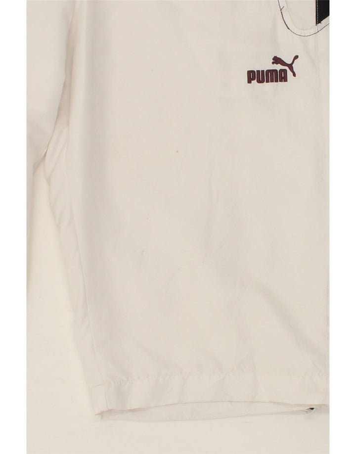 PUMA Mens Graphic Sport Shorts Medium White Vintage Puma and Second-Hand Puma from Messina Hembry 