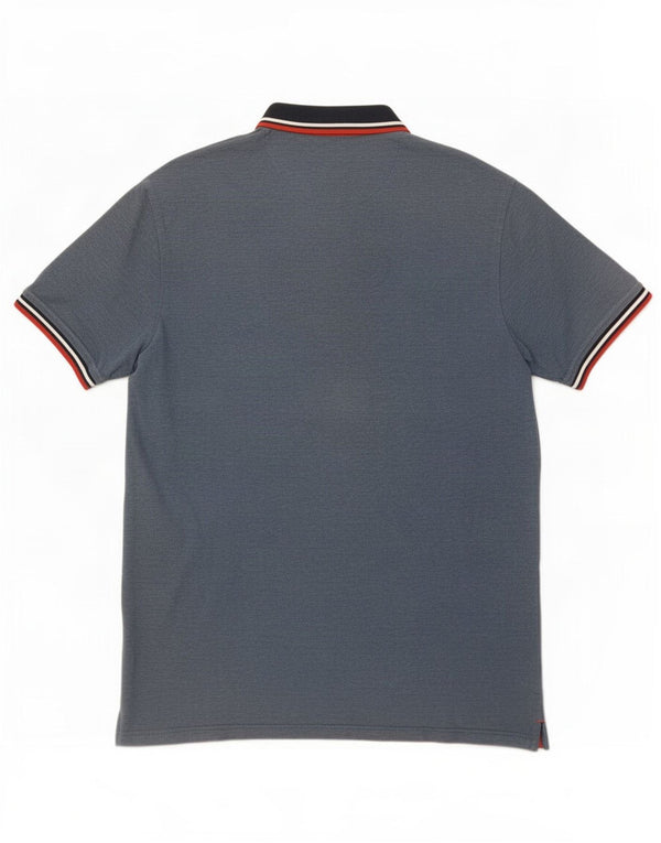 Jack & Jones Mens Polo Shirt XL Navy Blue Cotton