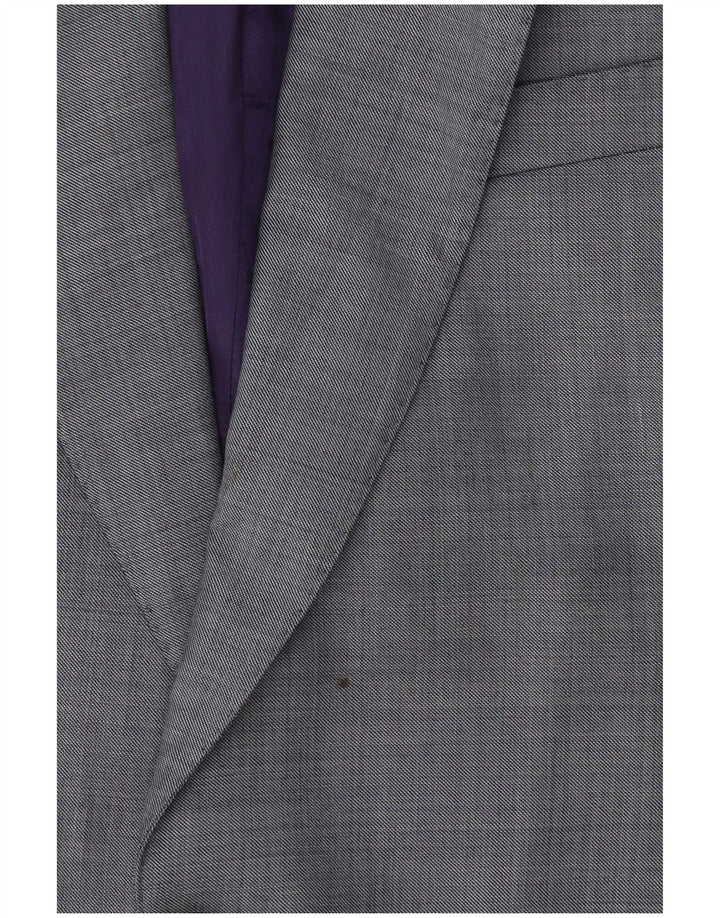 Paul Smith Mens 1 Button Blazer Jacket UK 38 Medium Grey