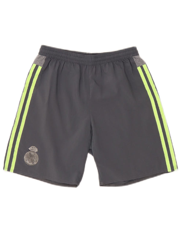 Adidas Boys Real Madrid Sport Shorts 11-12 Years  Grey