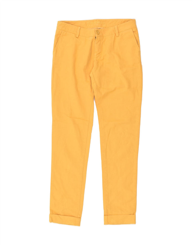 WOOLRICH Womens Slim Chino Trousers W30 L29 Yellow Vintage Woolrich and Second-Hand Woolrich from Messina Hembry 