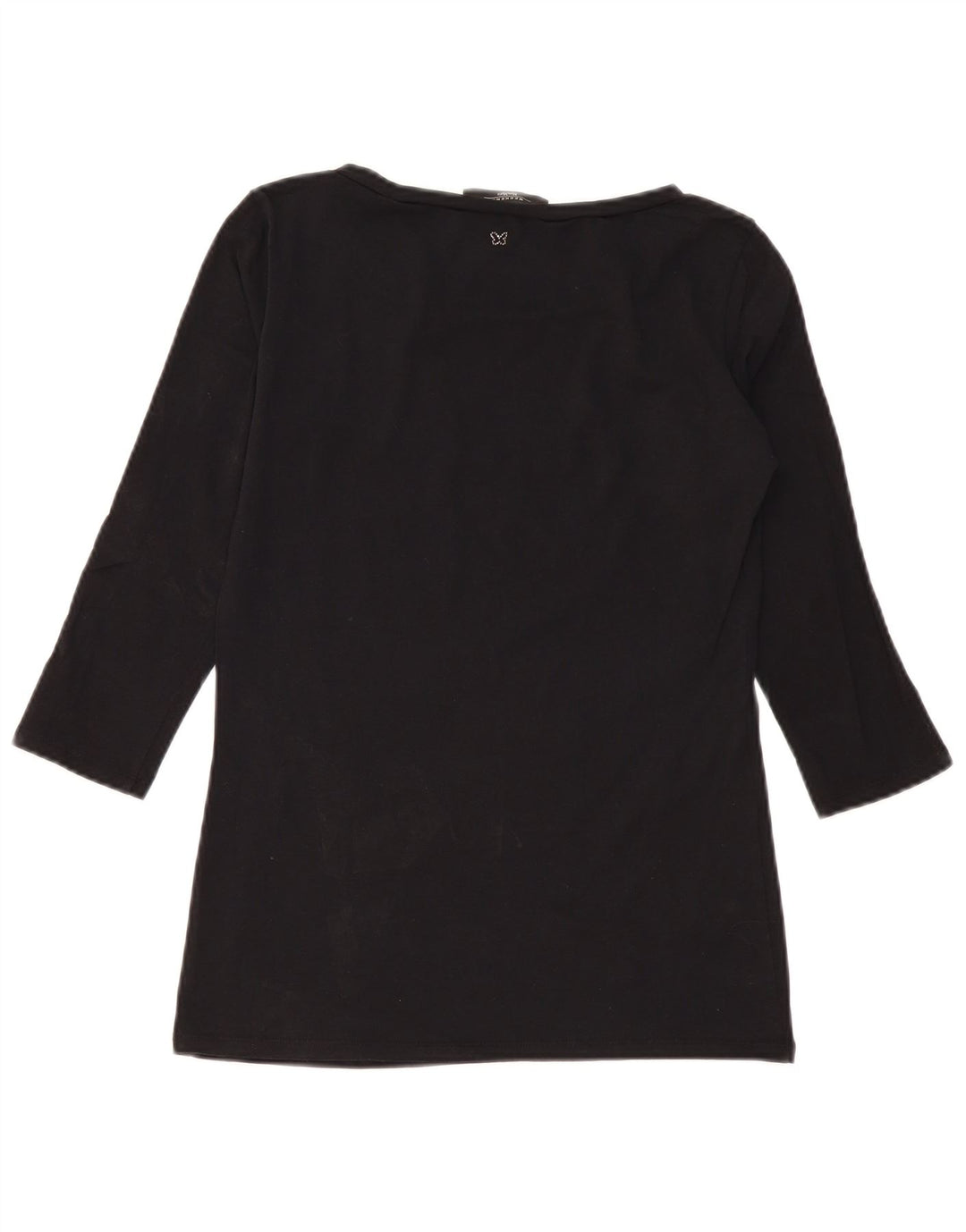 Max Mara Womens Weekend Top 3/4 Sleeve UK 12 Medium Black