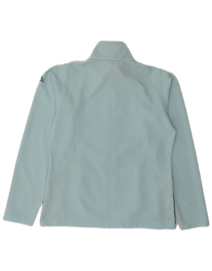 Kappa Womens Tracksuit Top Jacket UK 16 Large Blue Colourblock Polyester