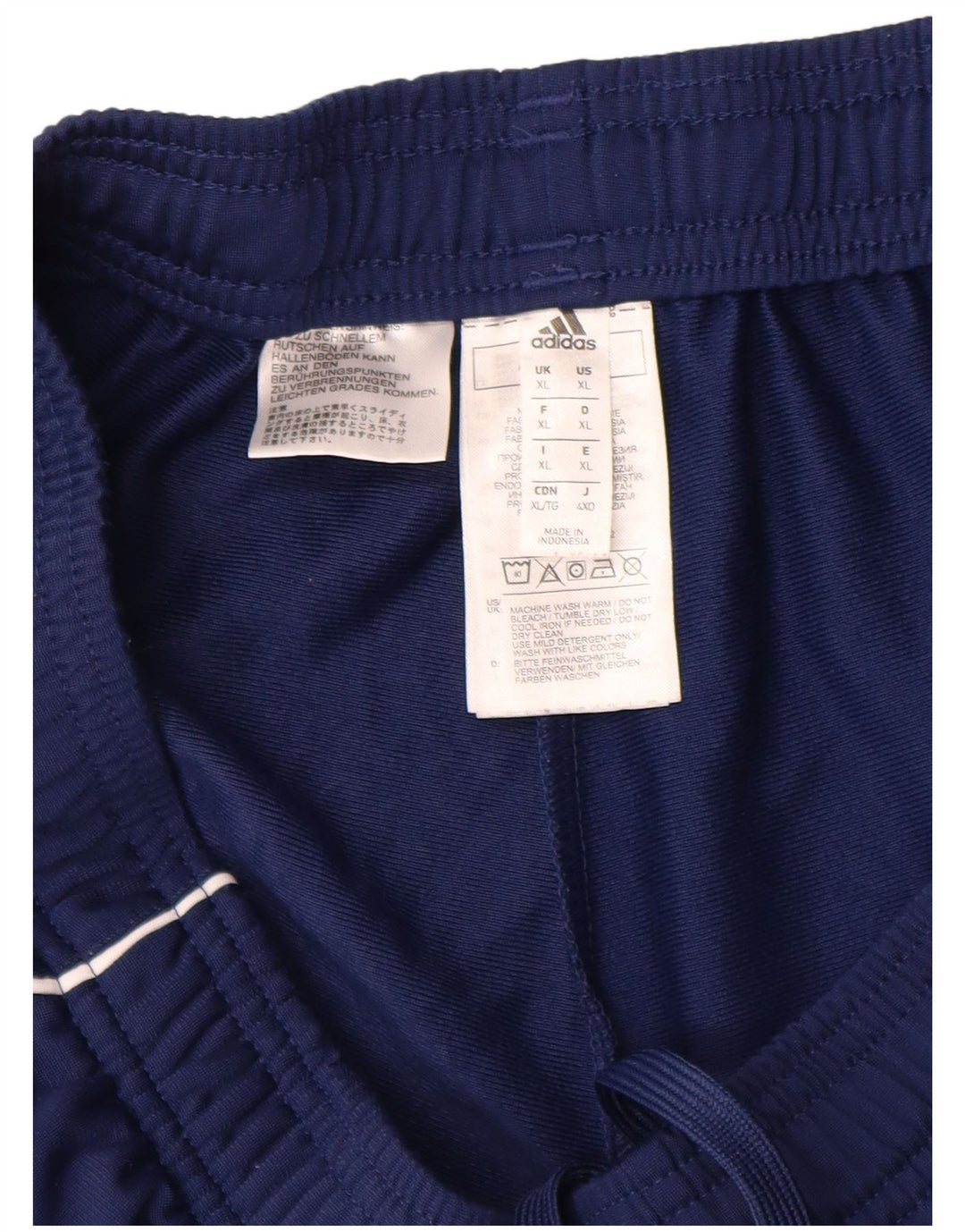 Adidas Mens Tracksuit Trousers Joggers XL  Navy Blue Polyester