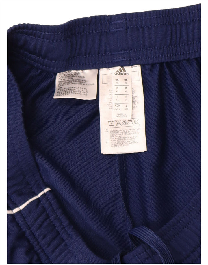 Adidas Mens Tracksuit Trousers Joggers XL  Navy Blue Polyester