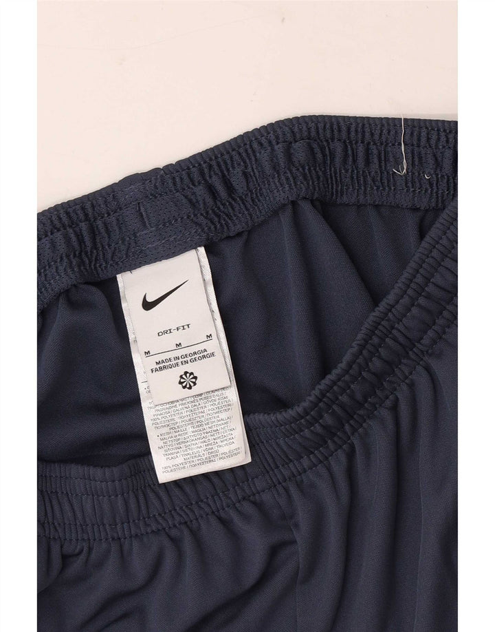 Nike Mens Tracksuit Trousers Medium  Navy Blue Colourblock Polyester Sports
