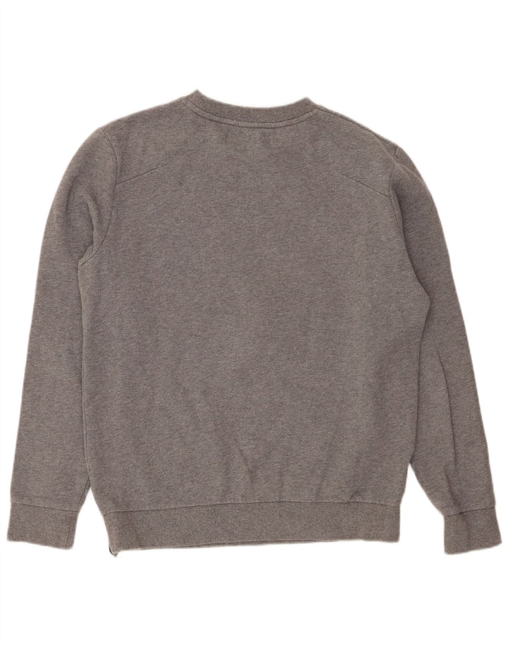 Calvin Klein Jeans Mens Graphic Sweatshirt Jumper Medium Grey Flecked