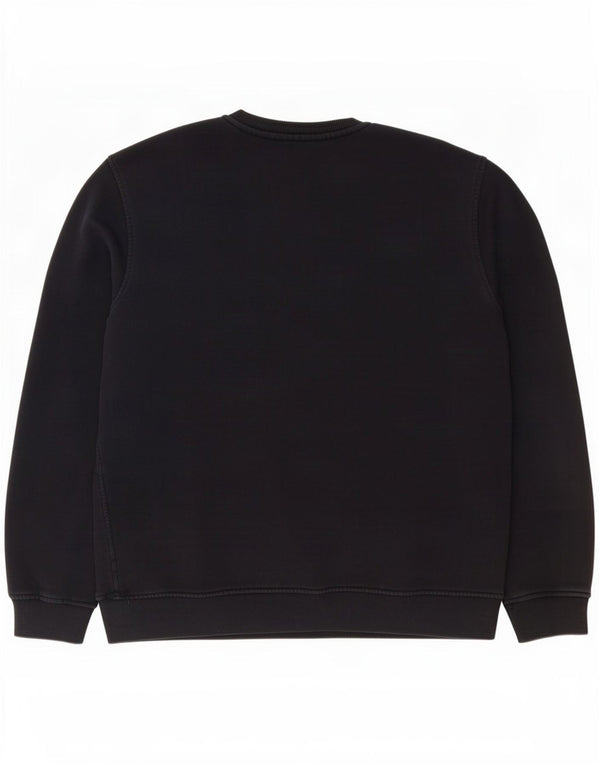 Karl Lagerfeld Mens Graphic Sweatshirt Jumper 2XL Black Cotton