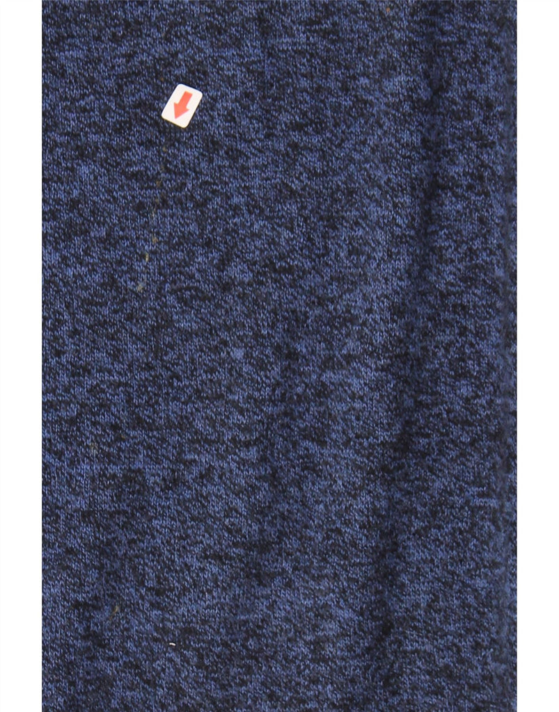 SUPERDRY Mens Boat Neck Jumper Sweater IT 54 XL Navy Blue Flecked Cotton Vintage Superdry and Second-Hand Superdry from Messina Hembry 