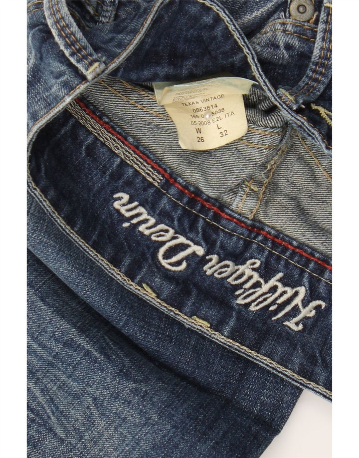 Tommy Hilfiger Womens Flared Jeans W26 L32 Navy Blue Cotton