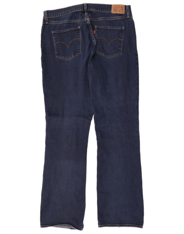 Levi's Womens 315 Shaping Bootcut Jeans W32 L31 Navy Blue Cotton