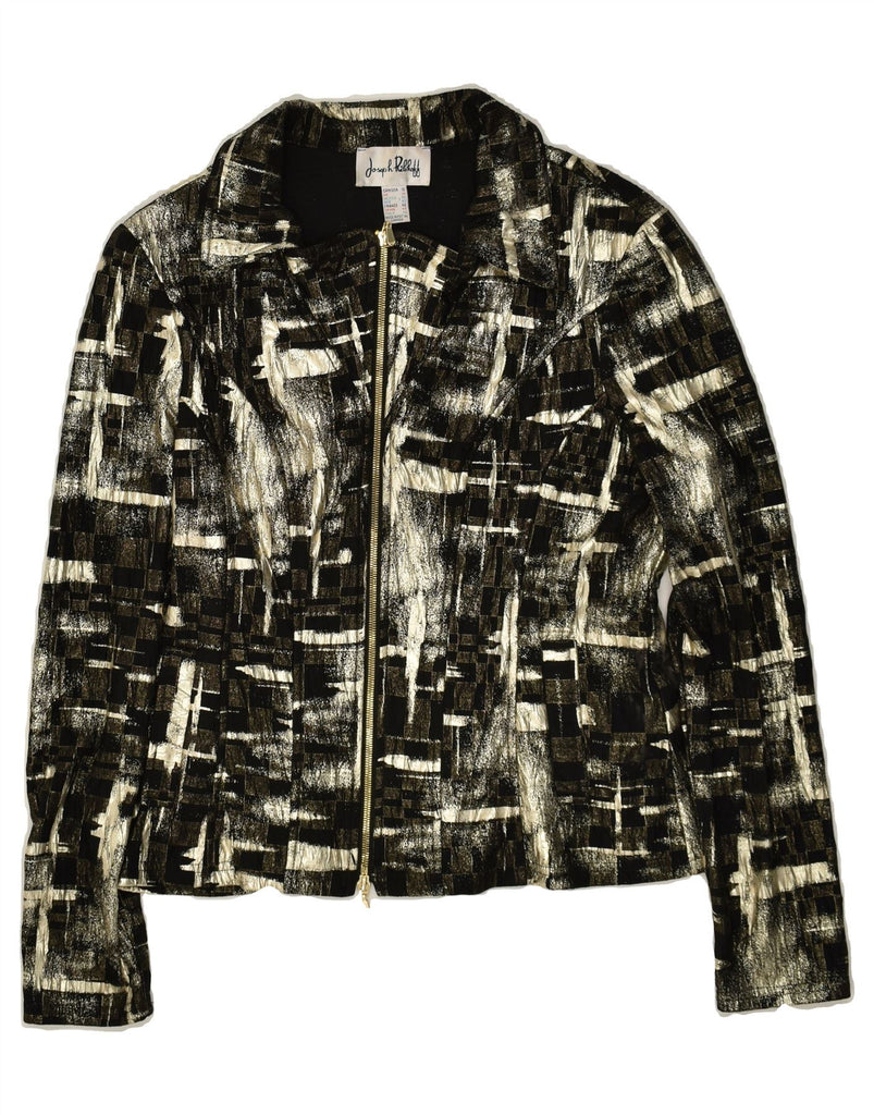 JOSEPH RIBKOFF Womens Blazer Jacket UK 14 Large Multicoloured Geometric | Vintage Joseph Ribkoff | Thrift | Second-Hand Joseph Ribkoff | Used Clothing | Messina Hembry 