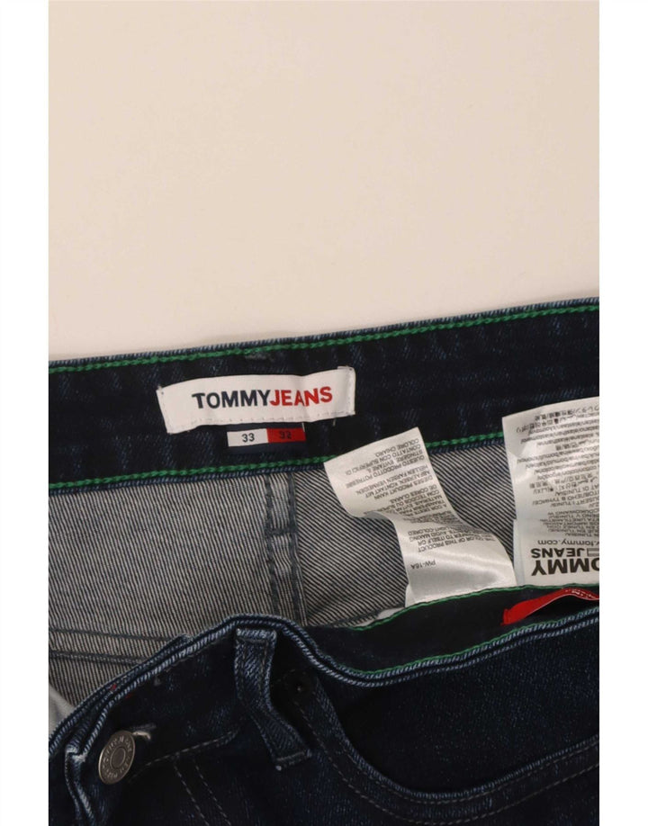 Tommy Hilfiger Mens Slim Jeans W33 L32 Navy Blue Cotton