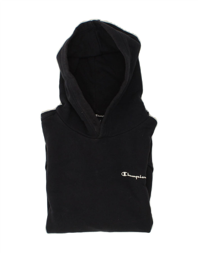 CHAMPION Mens Hoodie Jumper Medium Black Vintage Champion and Second-Hand Champion from Messina Hembry 