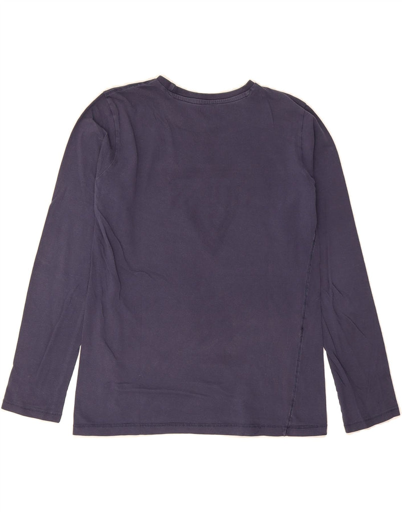 GUESS Girls Graphic Top Long Sleeve 13-14 Years Navy Blue Cotton Vintage Guess and Second-Hand Guess from Messina Hembry 