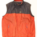 Paco Mens Gilet UK 40 Large Orange Colourblock Nylon