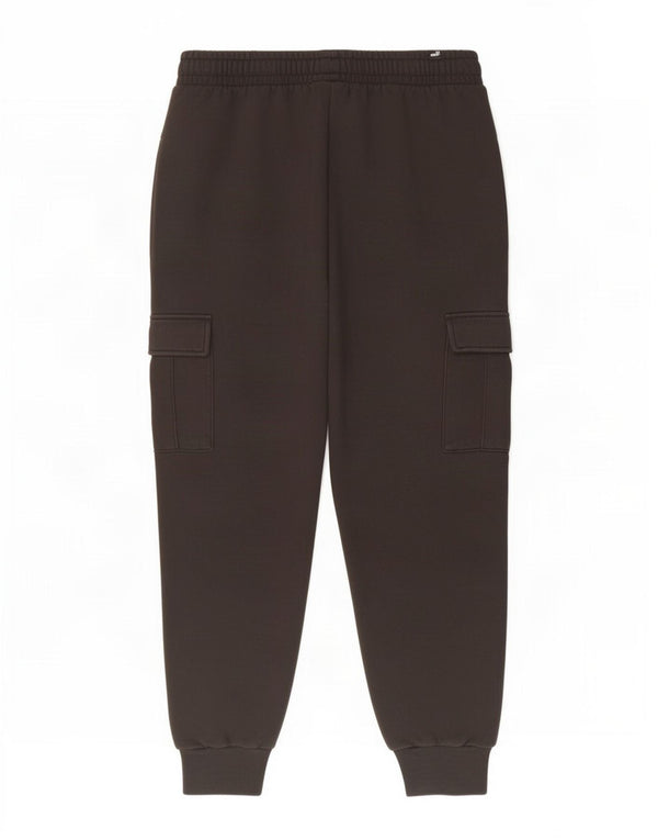 Puma Mens Cargo Tracksuit Trousers Joggers Large Black Cotton