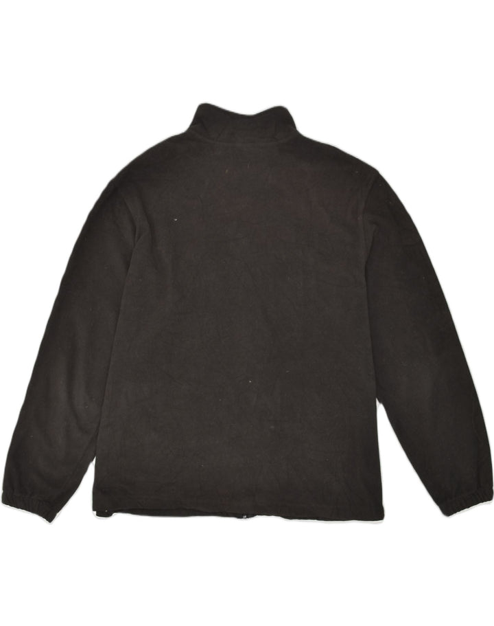 STARTER Mens Fleece Jacket UK 42 XL Black Polyester | Vintage Starter | Thrift | Second-Hand Starter | Used Clothing | Messina Hembry 