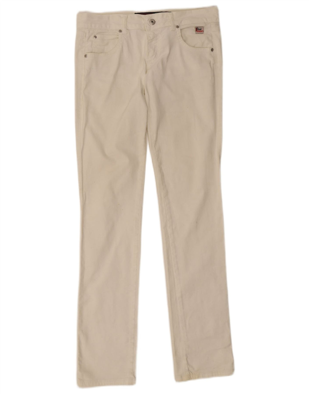 Roy Rogers Womens Skinny Jeans IT 43 Medium W29 L34 White Cotton
