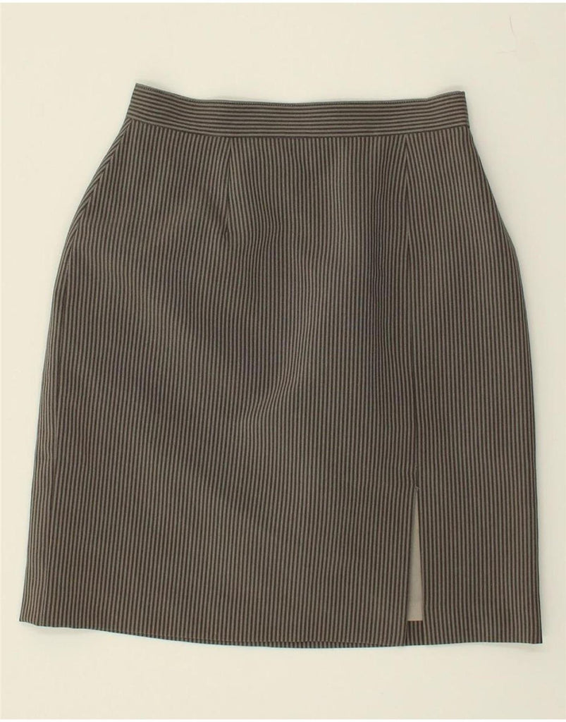 VINTAGE Womens Pencil Skirt W24 XS  Grey Striped | Vintage Vintage | Thrift | Second-Hand Vintage | Used Clothing | Messina Hembry 