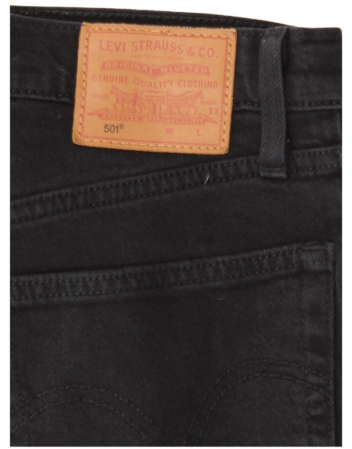 Levi's Mens 501 Straight Jeans W28 L27 Black