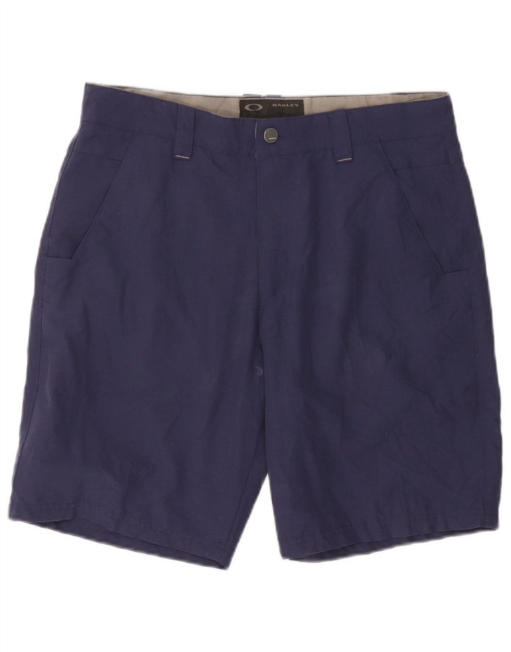 Oakley Mens Chino Shorts W32 Medium Navy Blue