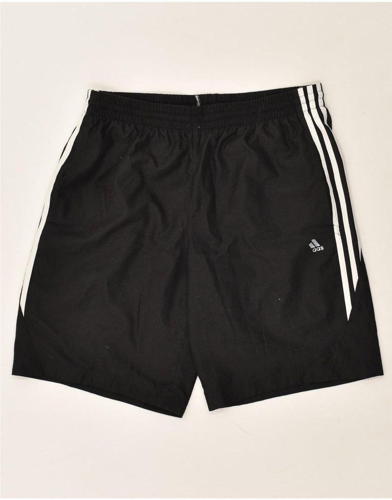 ADIDAS Mens Climalite Sport Shorts Medium Black Polyester | Vintage Adidas | Thrift | Second-Hand Adidas | Used Clothing | Messina Hembry 