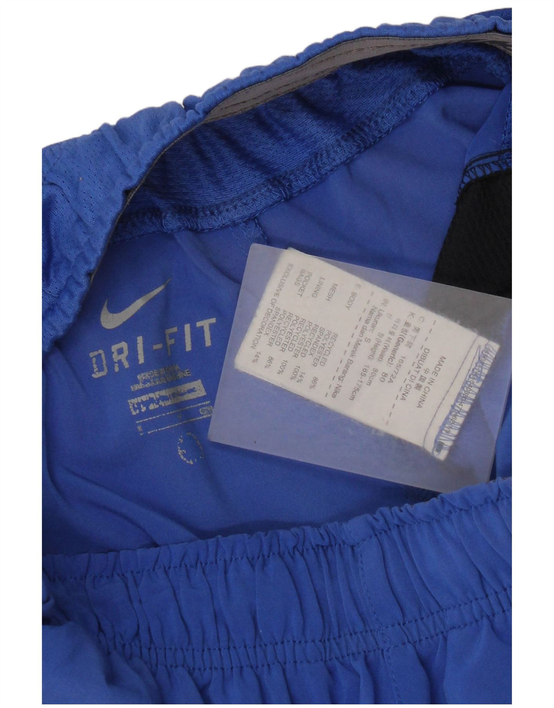 Nike Mens Dri Fit Sport Shorts Small  Blue Colourblock Polyester