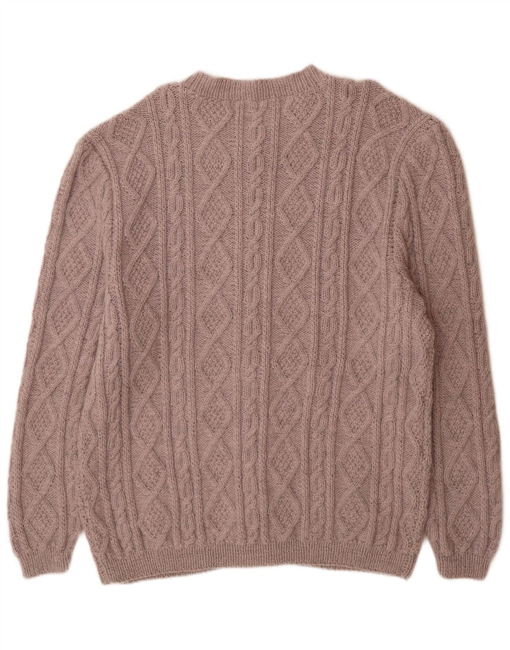 Vintage Mens Cardigan Sweater XL Purple