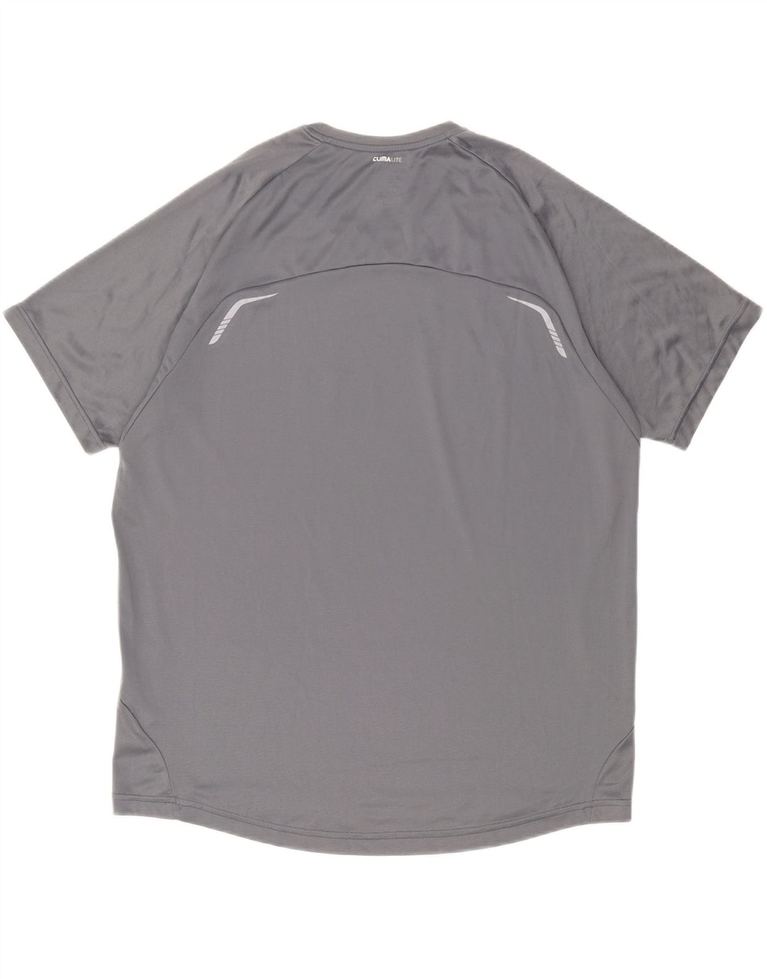 Adidas Mens Graphic T-Shirt Top XL Grey Polyester