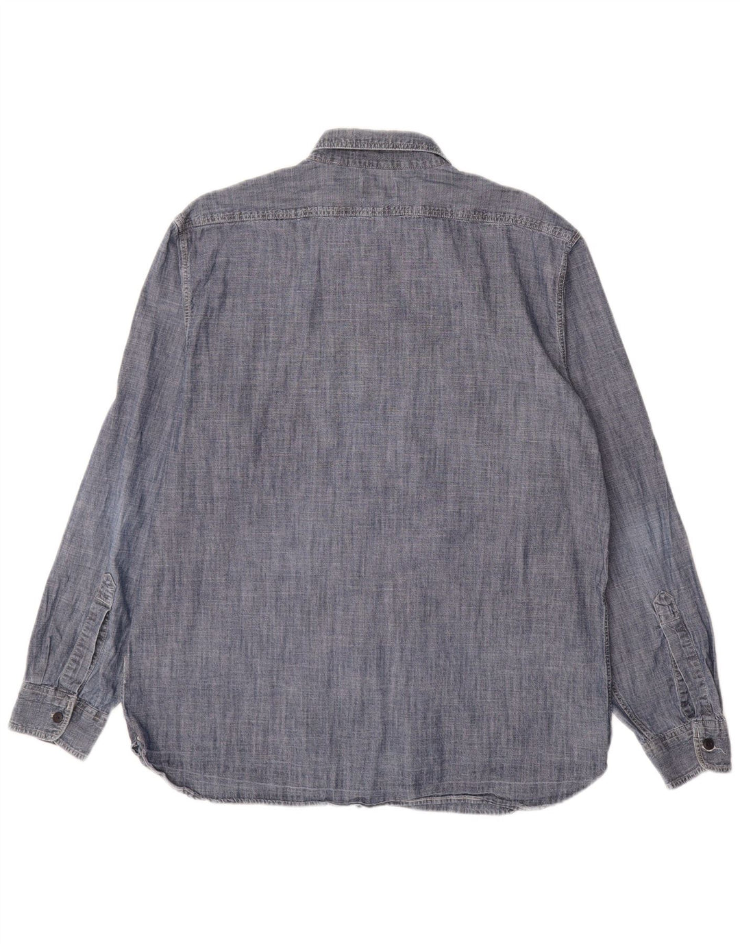 DOCKERS Mens Shirt Large Navy Blue