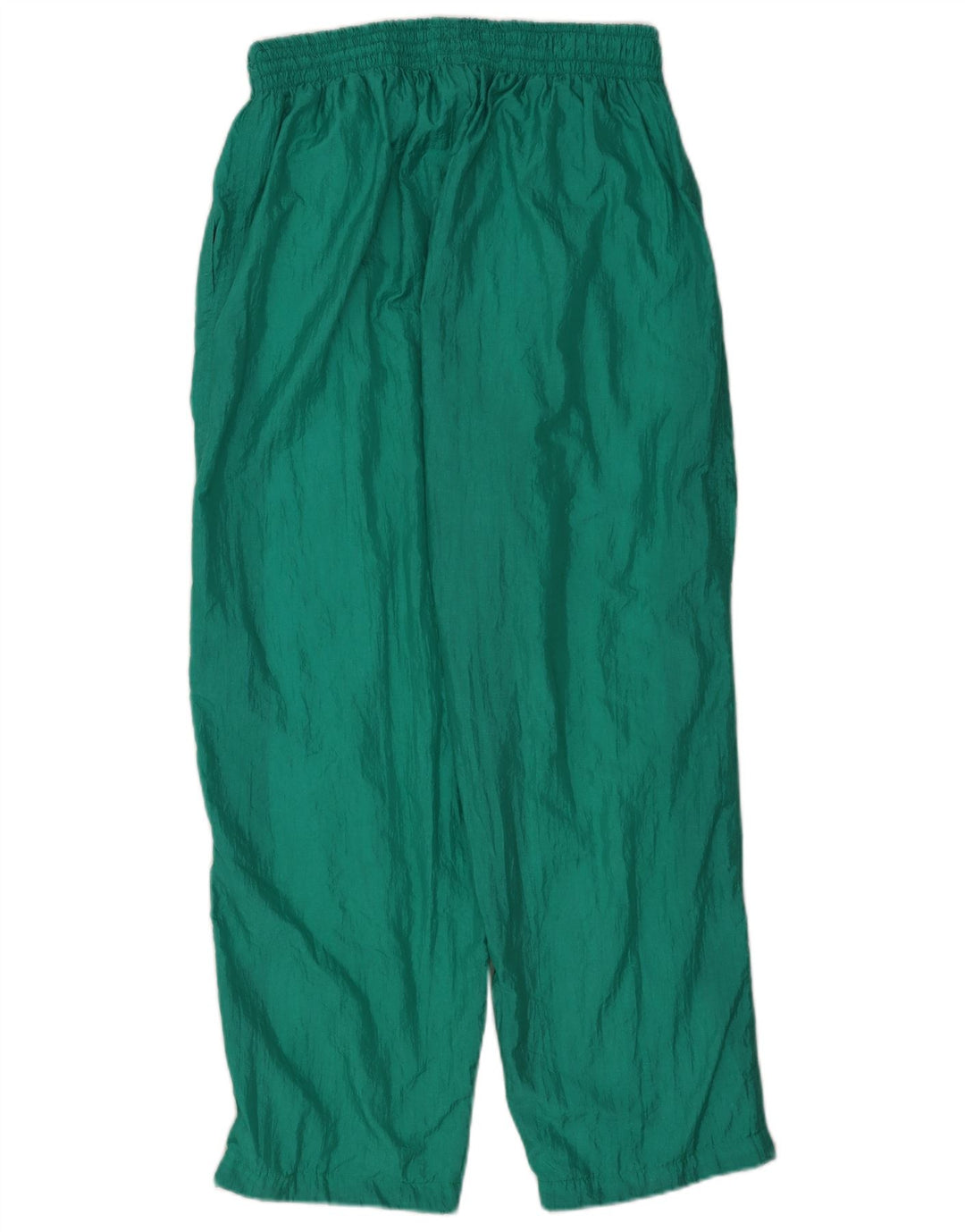 Vintage Mens Tracksuit Trousers Large  Green Colourblock Nylon