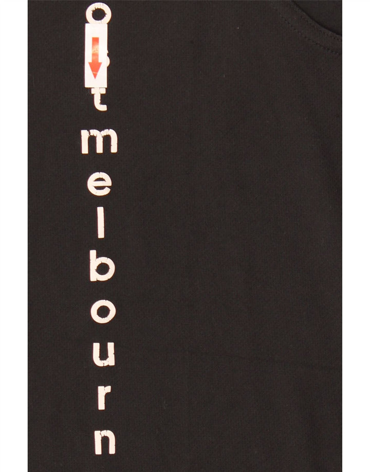 ADIDAS Mens Graphic Vest Top Small Black Polyester
