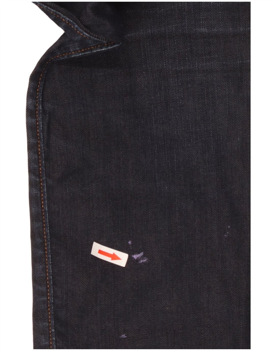 Hugo Boss Mens Straight Jeans Size 32 W32 L32 Navy Blue Cotton