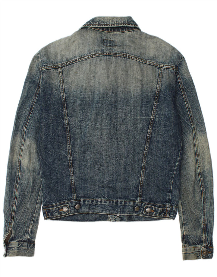 CALVIN KLEIN JEANS Mens Denim Jacket UK 38 Medium Blue Cotton