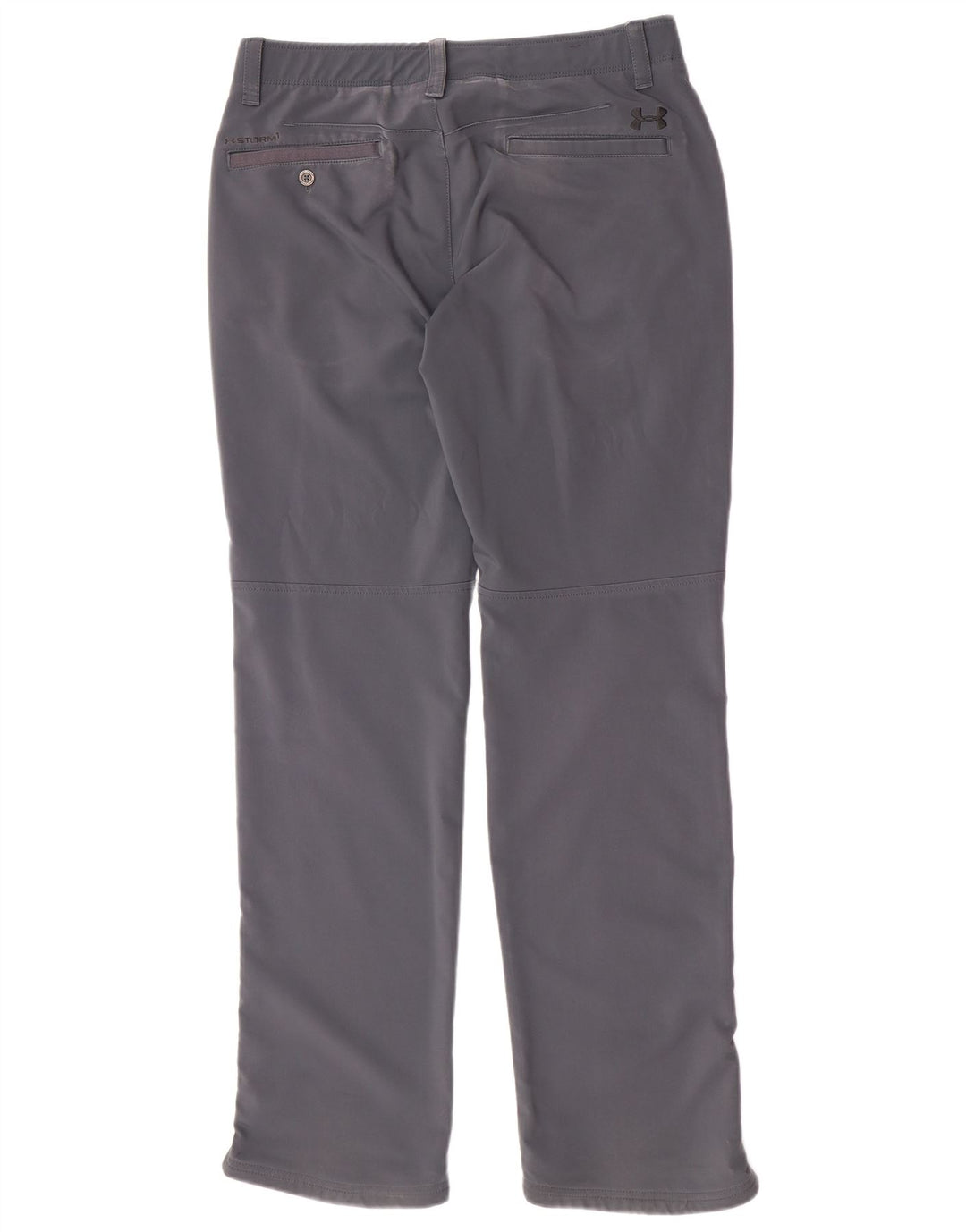 Under Armour Mens Regular Chino Trousers W34 L34 Grey Polyester