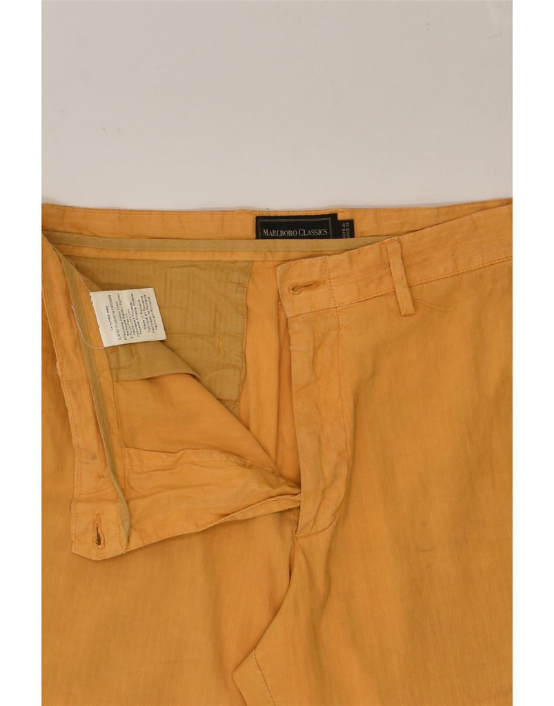 MARLBORO CLASSICS Mens Straight Chino Trousers EU 46 Small W29 L29  Yellow | Vintage Marlboro Classics | Thrift | Second-Hand Marlboro Classics | Used Clothing | Messina Hembry 