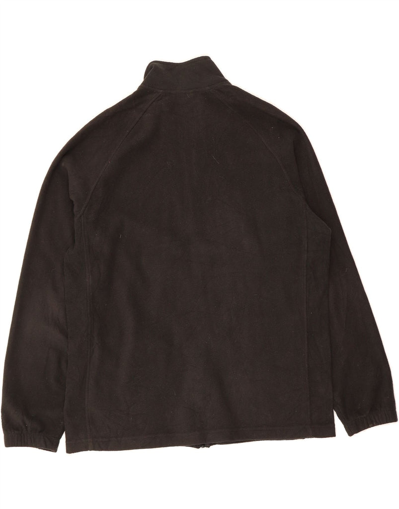 STARTER Mens Fleece Jacket Size 42/44 Large Black Polyester Vintage Starter and Second-Hand Starter from Messina Hembry 