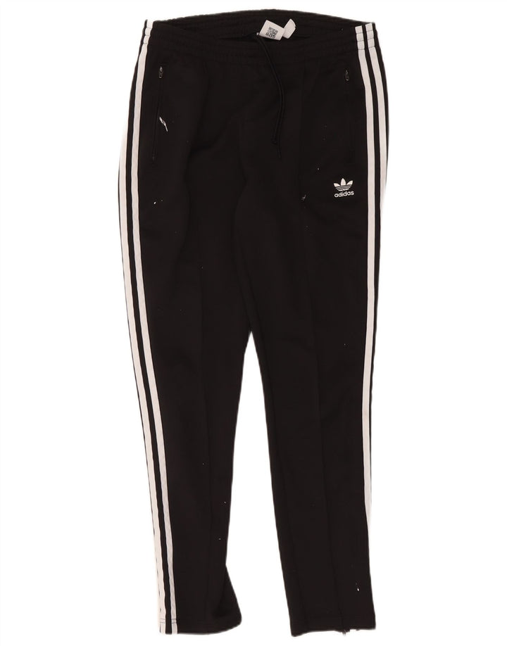 Adidas Womens Tracksuit Trousers UK 14 Medium Black Cotton