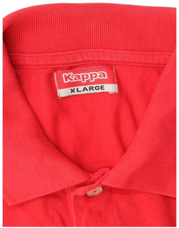 KAPPA Mens Polo Shirt XL Red